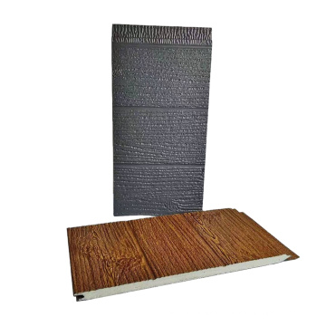 Awesome 16mm pu panel outdoor cladding board 3D prefab house sandwich panel pu foam decorative